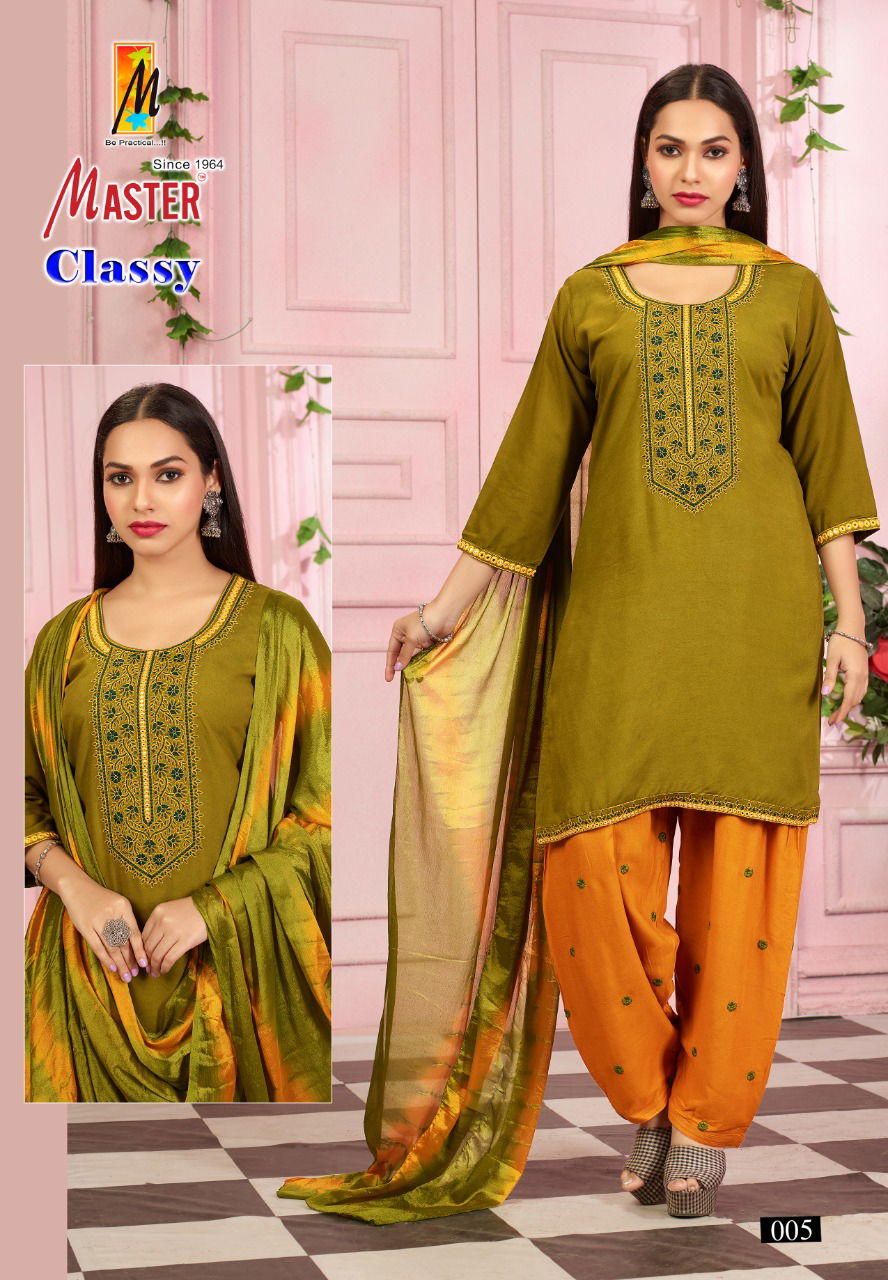 Master Classy Regular Wear Wholesale Printed Readymade Suits
